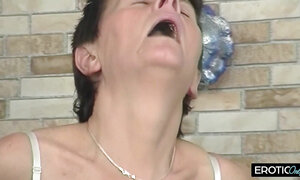 Mom tests cock from son-in-law