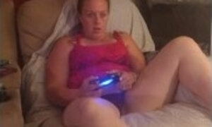 Sexy Milf Lifts Up Her Night Gown and Shows Off Her Panties