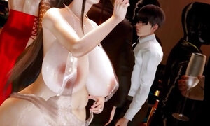 my cheating wife with BBC (p1) - 3D Hentai Animation