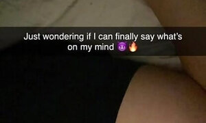 Mature Wife cheats on her boyfriend on Snapchat. Cuckold. Sexting. Cheating