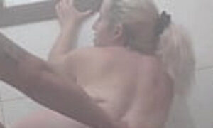Naughty fucks with in the bath