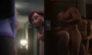 MILF Helen Parr Orgy [The Incredibles]