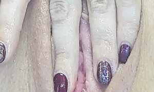 Pink Vibrator in Pussy Orgasm Squirt