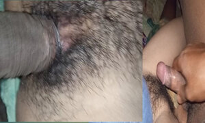 my hot girlfriend enjoy with me and i fuck him hardly..
