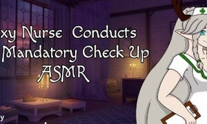 Sexy Nurse Conducts Her Mandatory Check Up ASMR