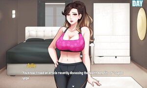 House Chores #16: Hot MILF Makes Me Cum with Her Tits During Yoga