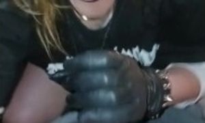 Satanic Slut Black Metal Bitch Helllil Sucking Abraxas' Cock