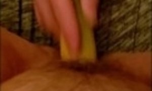 Banana Fuck Fan Request With Hard Orgasm