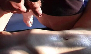 Lesbian fisting &amp; pissing party with a guy