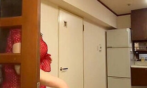 Sexy Japanese mom makes her son cum while he then suck and fuck son friend in shower HD