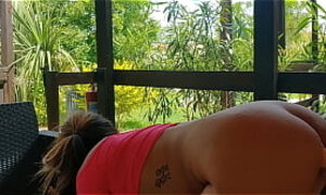 Onlymaya - The neighbor finds me doggy style on the table