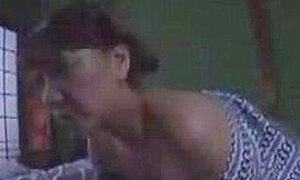 Japanese MILF enjoys hot sex in the travel