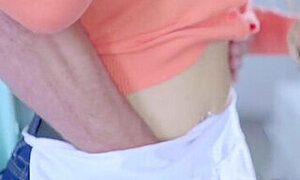 Hot big ass stepmom railed hard by three big dick dudes