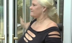 'Titfucking british granny gets anally plowed'