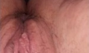 So horny thinking about hubby stretching my pussy