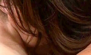Big-titted MILF has sex with a lesbian chick