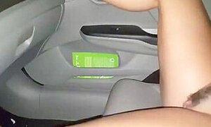 Wife Flashing in car