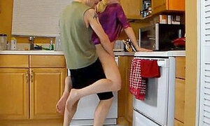 not son Helps His Mommy